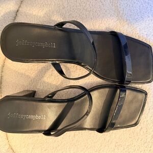 Jeffrey Campbell Jamm 3 Jelly Heel Sandals